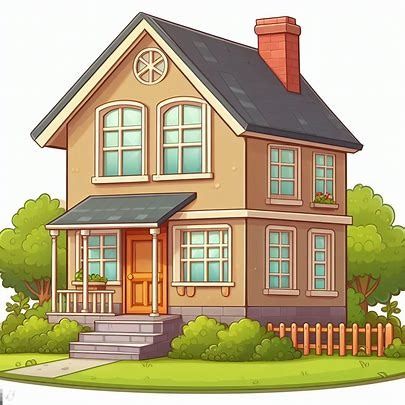 single house cartoon clipart images - Pencipta Imej daripada Microsoft Designer Cartoon House Animation, Small House Cartoon, House Doodle, Single House, Eyes Images, Beautiful Eyes Images, House Cartoon, Cartoon House, Cartoon Clipart