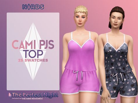 Female Sims, Matching Pjs, Sims 4 Mm, Sims 4 Toddler, Sims 4 Cc Packs, Perfect Night, Sims 4 Cas, Cute Pajamas, Sims 4 Clothing