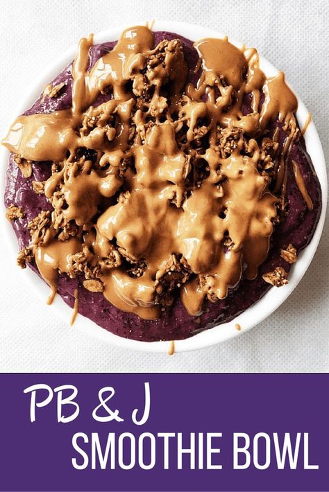 Pb And J Smoothie Bowl, Diet Essentials, Pbj Smoothie, Pb And J Smoothie, Healthy Breakfasts, Pineapple Smoothie, Smoothie Bowl Recipe, Easy Smoothie Recipes, Eating Tips