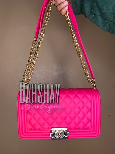 Hot Pink Purse, Hot Pink Bag, Pretty Purses, All Things Pink, Trendy Purses, Pink Handbag, Stylish Purse, Girly Bags, Pink Handbags