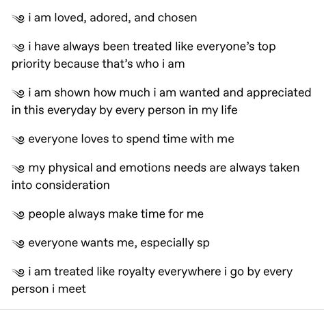 Desired Life Affirmations, 100 Manifestations, Tumblr Affirmations, Baddie Manifestation, Manifesting Soulmate, Self Concept Affirmations, Manifesting Relationships, Scripting Ideas, Affirmation Board