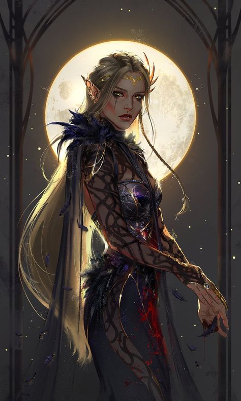 Aleksandra Skiba ✨ on Patreon ✨ on Twitter: "the memory of Lara Dorren… " Lara Dorren, Elves Fantasy, Elf Art, Dnd Art, Wow Art, Arte Fantasy, Fantasy Inspiration, The Witcher, Dnd Characters