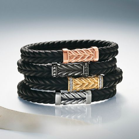 Something for everyone on your list. Discover artful accents from @DavidYurman. #bracelets #fashionjewelry #jewelry #instajewelry #mensfashion #menswear #jewelrygram #jewelryaddict #mensstyle #menstyle #finejewelry #menfashion #jewelrymaking #jewelrydesigner #menwithstyle #mensfashionpost #seeyouatalbets #davidyurman #dymen David Yurman Mens, David Yurman, For Everyone, Men's Collection, Rings For Men, Fashion Jewelry, Fine Jewelry, Jewelry Design