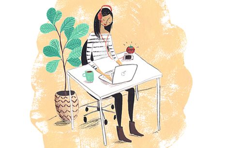 How to Quit Procrastinating and Improve Your Concentration at Work. For starters, don't fall for the multitasking myth. Quit Procrastinating, Block Illustration, Time Management Work, Emma Block, How To Be More Organized, Focus At Work, Organizing Time Management, Improve Concentration, How To Stop Procrastinating