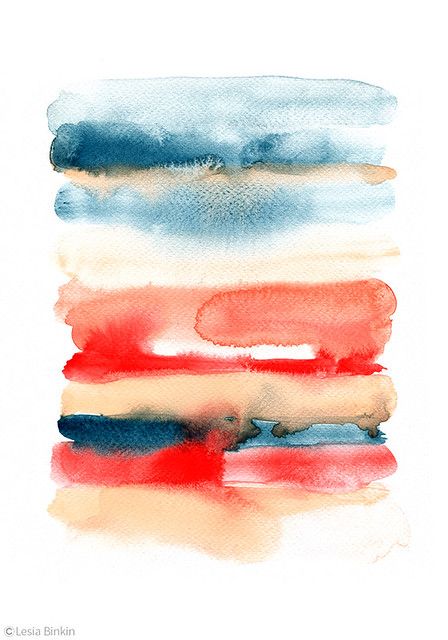 Watercolor Abstract Painting, Modern Watercolor Art, Abstract Art Acrylic, Abstract Art Watercolor, Color Poster, Painting Creative, Minimalist Watercolor, Red Painting, Watercolour Inspiration