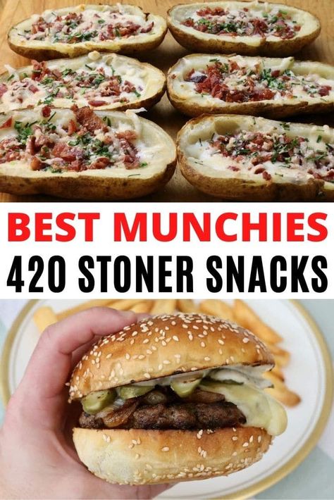 Good Munchie Snacks, Best Snacks When Youre High, Snack Ideas Late Night, Food Cravings Late Nights Recipes, Best Munchie Food, Grown Up Snacks, No Mess Snacks, East Late Night Snack, Quick Munchies Snacks Ideas