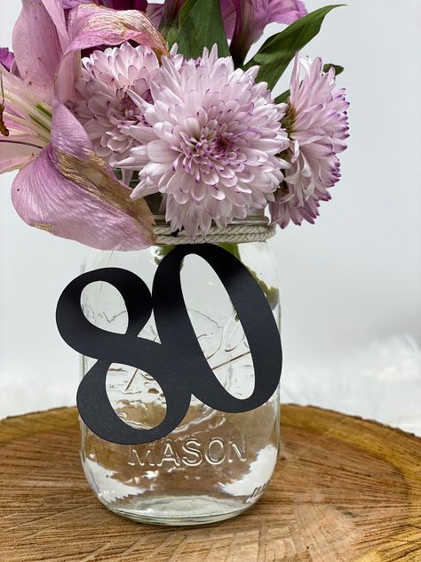 Table Decorations For 80th Birthday, Grandma 80th Birthday Party Ideas, Older Woman Birthday Party Decor, 80th Centerpiece Ideas, 80th Birthday Party Centerpiece Ideas, 80th Birthday Party Decor, Centerpieces For 80th Birthday Party, 80th Birthday Party Ideas For Women, 80th Birthday Party Ideas For Grandma Decoration