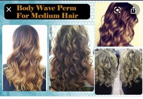 Body Wave Perm Before And After, Perm For Short Hair, Wave Hair Perm, Permed Hair Medium Length, Curl Perm, Perm Styles, Perm Ideas, Body Perm, Body Wave Perm