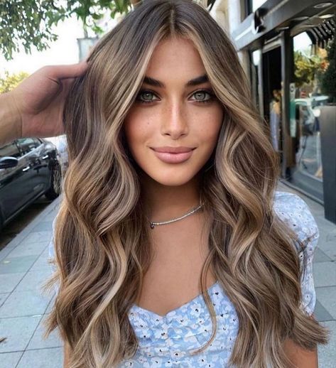 Bombshell Hair, Blonde Balayage Highlights, Ash Blonde Balayage, Bronde Hair, Brunette Hair With Highlights, Brown Hair Balayage, Front Lace Wigs Human Hair, Balayage Highlights, Hair Inspiration Color