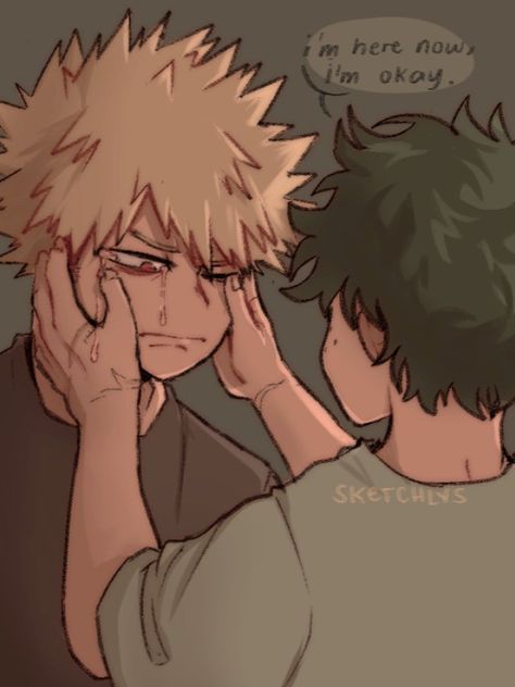 Bkdk Hugging, Bakugo Hugging Y/n, Bkdk Hug, Gay Fanarts Anime, Bkdk Canon, Hugging Drawing, Bakugou Manga, Time Pictures, Drawing Anime Clothes