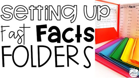 Guided Math Centers, Math Folders, Math Fact Fluency, Independent Activities, 5th Grade Classroom, Fact Fluency, Activities Preschool, Multiplication Facts, Fast Facts