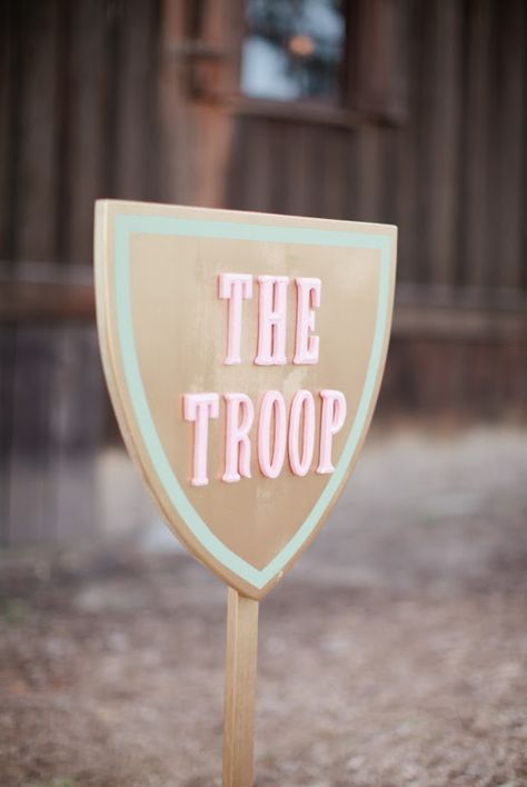 Beverly Hills Party, Camping Crafts Preschool, Girl Scout Sash, Glamping Birthday, Troop Beverly Hills, Palm Springs Bachelorette, Camping Parties, Cookie Time, Girl Scout Troop