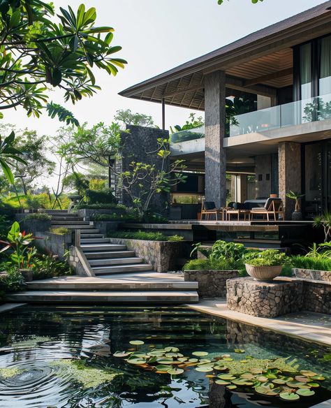 Uluwatu House🌴 What do you think about this stunning house?🔥 📐Generated by @tropitecture.studios Here at @tropitecture we provide you the best about the tropics. Whether tropical stays or tropical architecture, our main goal is to show the beauty of the tropics. Follow @tropitecture so you don’t miss a thing 🔥 If you want to have even more insights into the tropics, visit our website: www.tropitecture.net 🌴 Also use #tropitecture for a chance to be featured🤝 DM us if you want to collabor... Tropical House Exterior, Modern Tropical House, Minimal Architecture, Tropical Architecture, Outdoor Living Design, Casa Container, Tropical House, House Outside Design, Modern Tropical