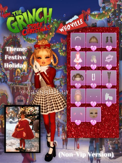 #BEAUTY ,#REALATIONSHIPS #Fashion #Outfits #Winter Outfits #Animals Dti Christmas Outfit Hacks, Dti Christmas Hack, Christmas Outfit Dresses, Dti Codes, Elf Outfit, Fancy Dress Code, Whoville Christmas, Dti Hacks, Holiday Outfits Christmas