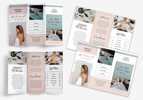 Health Brochure, Church Brochures, Spa Brochure, Brochure Templates Free Download, Brochure Design Layouts, Brochure Psd, 잡지 레이아웃, Brochure Design Creative, Brochure Design Layout