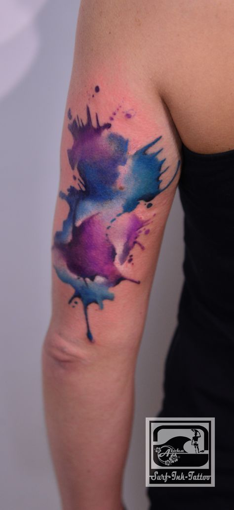 Watercolor tattoo,splash tattoo,color,tattoo,splatter,tattoo watercolor watercolour tattoo Splatter Tattoo, Tattoo Watercolor, Tattoo Background, Tattoo Prices, Tato Lengan, Tattoo For Son, Painting Tattoo, Watercolor Heart, Splash Of Color