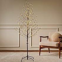 Branches Diy, Light Tree, White Branches, Led Tree, Tree Lamp, Star Light, Round Decor, Tree Lighting, Christmas Tree Lighting