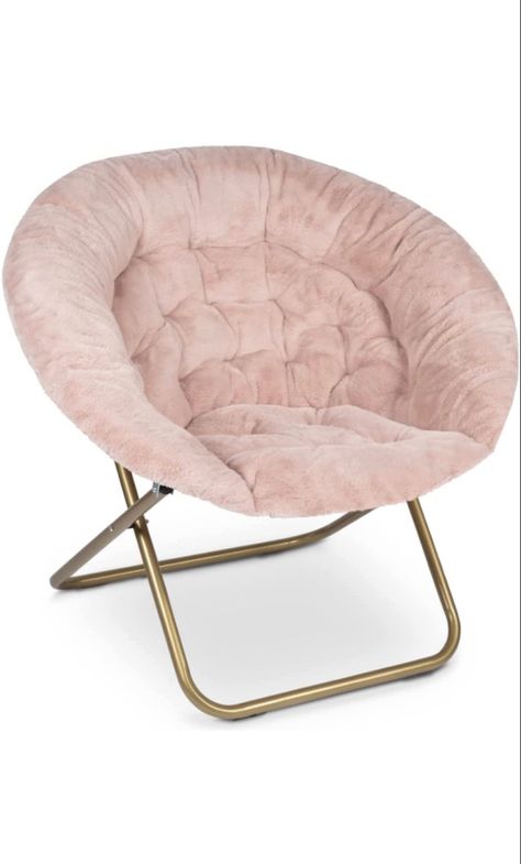 Chair || decorative || teen girl bedroom || room inspo || amazon must haves Fluffy Chair, Saucer Chair, Pink Chairs, Chair For Bedroom, Girls Dorm Room, Teen Girl Room, Cozy Chair, Relaxation Room, Bedroom Chair