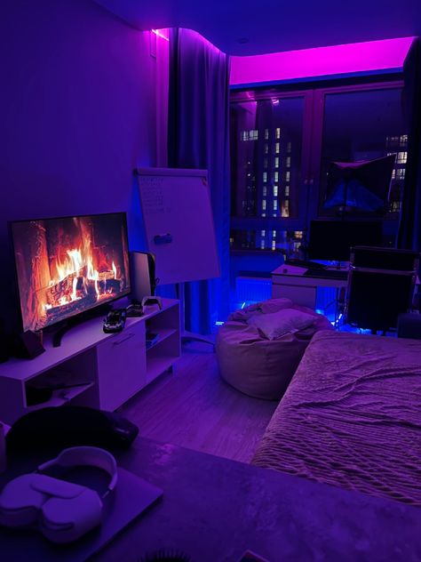 Skyrise Apartment, Gaming Rooms, Hostel Room, Aesthetic Apartment, Catholic Pictures, Apartment View, Luxury Room Bedroom, Music Studio Room, Chill Room