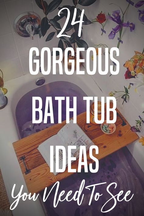 Big Tub Bathroom Ideas, Wall Around Bathtub, Zen Bath Tub Decor, Decorating Around A Garden Tub, Bathroom Tub Storage Ideas, Decorating Tub Area Master Bath, Decorate Jacuzzi Bathtub, Bathtub Set Up Ideas, Bathroom Garden Tub Decor Ideas Master Bath