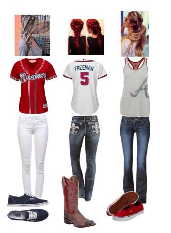 Bestfriends outfit for the Atlanta Braves! Atlanta Braves Outfit Women, Atlanta Braves Outfit, Braves Game Outfit, Braves Jersey, Braves Game, Jersey Outfit, Baseball Season, Gaming Clothes, Atlanta Braves