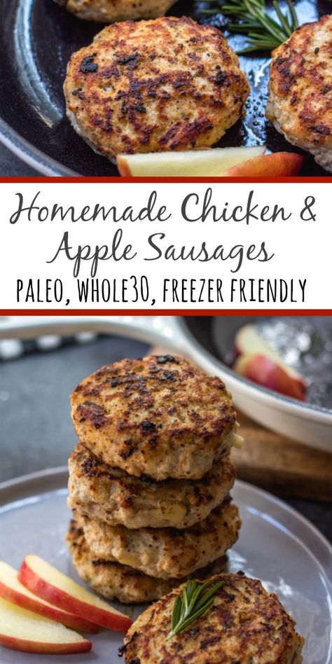 Whole30 Recipe, Whole30 Breakfast Recipes, Meal Prep Easy, Chicken Apple, Apple Breakfast, Chicken Apple Sausage, Chicken Breakfast, Paleo Recipes Breakfast, Apple Sausage