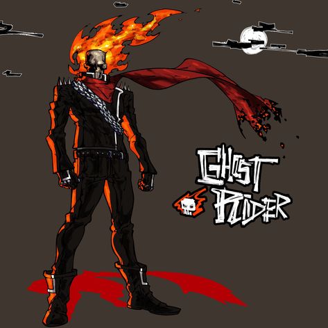 Ghost Rider Design, Ghost Rider Redesign, Ghost Rider Oc, Ghost Rider Fanart, Ghost Rider Art, Ghost Rider Drawing, Ghost Raider, Ghost Rider Pictures, Predator Alien Art