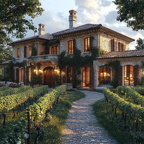 Immerse in the exquisiteness of this French Provincial Chateau in Bordeaux wine country, spanning 18,000 sqft. The muted color grading under a sunbeam accentuates refined textures, capturing French elegance. Let this AI-rendered masterpiece inspire your pastoral haven dreams. Can you smell the vineyards or hear the French fields rustling? Share your French countryside fantasy in the comments! 🍇🌿 #DreamHomeInspiration #LuxuryInteriors #FrenchProvincialStyle #Chateau #Vineyard #LuxuryLiving #LuxuryDesign #LuxuryLifestyle #HomeGoals #InspiringHomes #LuxuryTravel #BordeauxWineCountry Chateau Vineyard, Bordeaux Vineyards, French Provincial Home, Provincial Home, French Provincial Style, Bordeaux Wine, Dream Life House, French Elegance, Homes Luxury