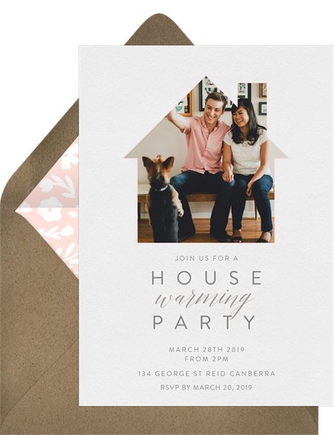 10 Open House Invitations Reminding You to Leave the Door Open House Party Decor, Open House Party, Housewarming Party Decorations, House Warming Party, House Gift Box, Open House Invitation, Coffee Gift Basket, Joy Gifts, House Warming Invitations