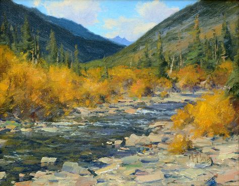 Matt Smith, Paintings I Love, Small Paintings, Environmental Art, Oil Painting Landscape, Easy Paintings, Find Art, Fall Colors, Landscape Paintings