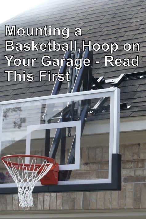 Basketball Hoop Over Garage, Basketball Hoop On Garage, Garage Basketball Hoop, Backyard Vibes, Garage Windows, Basketball Backboard, Basketball Net, Basketball Goals, Basketball Equipment