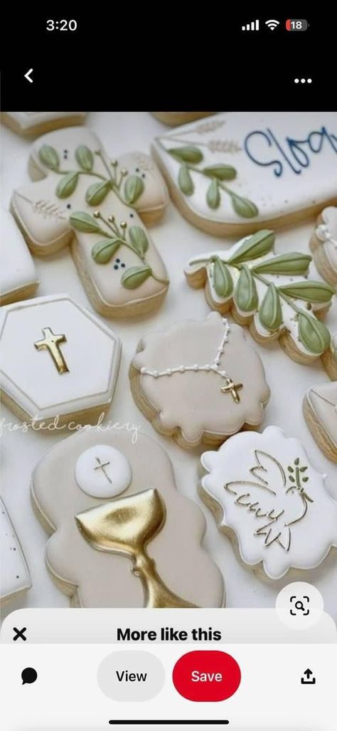 Boy Communion Cookies, Confirmation Cookies Boys, Confirmation Sugar Cookies, First Communion Cookies Boys, Baptism Sugar Cookies Boy, First Communion Desserts, Communion Cookies Decorated, First Communion Cookies Decorated, Confirmation Cookies Decorated