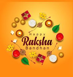 Raksha bandan Royalty Free Vector Image - VectorStock Thali Plate, Raksha Bandhan Cards, Raksha Bandan, Happy Raksha Bandhan Wishes, Happy Raksha Bandhan Images, Raksha Bandhan Greetings, Raksha Bandhan Images, Raksha Bandhan Wishes, Tree Logo Design