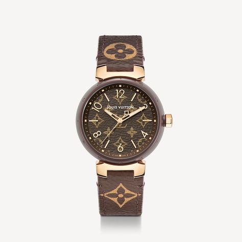 Women's Luxury Watches & Designer Timepieces - LOUIS VUITTON ® Lv Watch, Timeless Watch, Louis Vuitton Watches, Louis Vuitton Store, Timeless Watches, Rose Gold Brown, Premium Watches, Watch For Women, Luxury Watches For Men