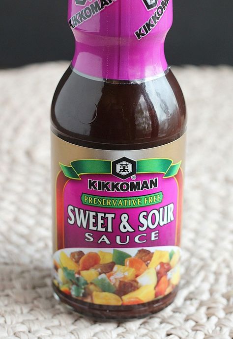 Kikkoman Stir Fry Sauce Recipes, Easy Sweet Sour Chicken, Frozen Chicken Crockpot, Kikkoman Recipes, Sweet N Sour Sauce Recipe, Frozen Potstickers, Sweet And Sour Recipes, Sour Chicken Recipe, Stir Fry Sauce Recipe