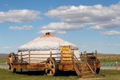 Nomad House, Home Drawing, Ace Of Hearts, Cabin Camping, Fantasy Inspiration, Mongolia, Yurt, Wood Crafts, Tiny House