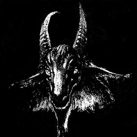 Theistic Satanism, Black Phillip, Western Comics, No Light, Spells Witchcraft, Big Art, Album Art, Dark Fantasy Art, Black Aesthetic