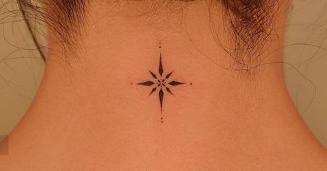 North Star Tattoos, Astronomy Stars, Persian Calligraphy, Little Tattoos, Star Tattoos, North Star, Tattoo Artist, Artist Studio, Astronomy