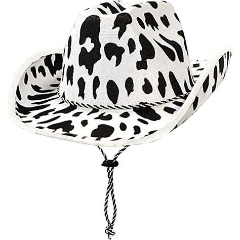 Cow Print Cowboy Hat, Cowgirl Halloween, Wild West Party, Western Costumes, Wilde Westen, Western Parties, Looks Country, Cowgirl Costume, Chapeau Cowboy