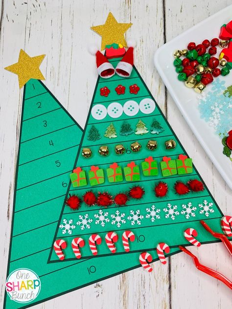 Christmas Literacy Preschool, Literacy Preschool Activities, Literacy Preschool, Christmas Literacy, Fine Motor Activities For Kids, Preschool Christmas Crafts, Early Finishers Activities, Winter Preschool, Daycare Activities