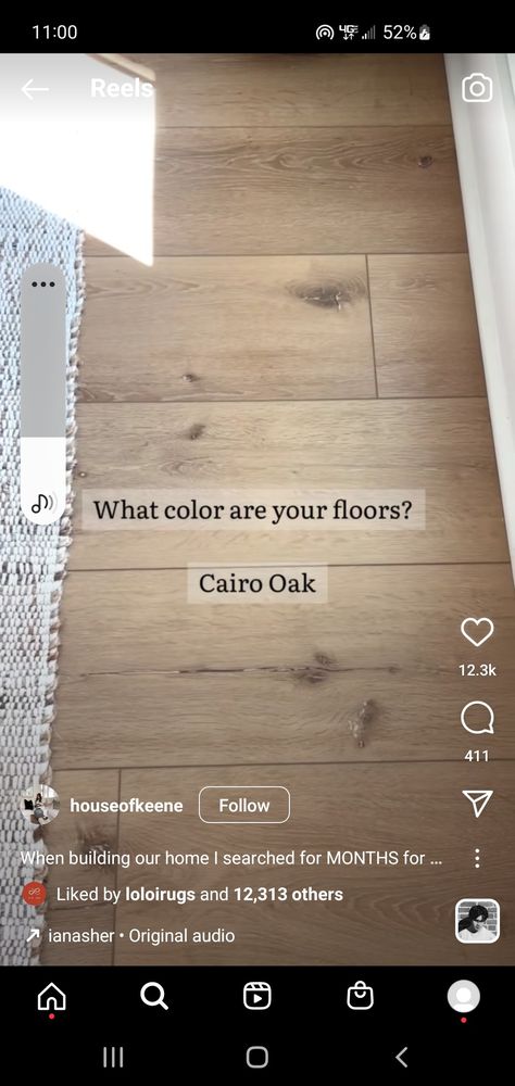 Flooring To Match Knotty Pine Walls, Tile Throughout The House, Wood Tile Floor Colors, Flooring To Brighten A Room, Open Floor Plan Flooring Ideas, New Home Flooring Ideas, Taupe Wood Floors, Lvl Flooring Ideas, Different Wood Floors In House