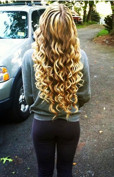 Wand curls......I miss my long hair 2014 Hairstyles, Blond Curls, Wand Hairstyles, Cheer Athletics, Curling Hair With Wand, Braids With Curls, Wand Curls, Long Curly Hair, Love Hair