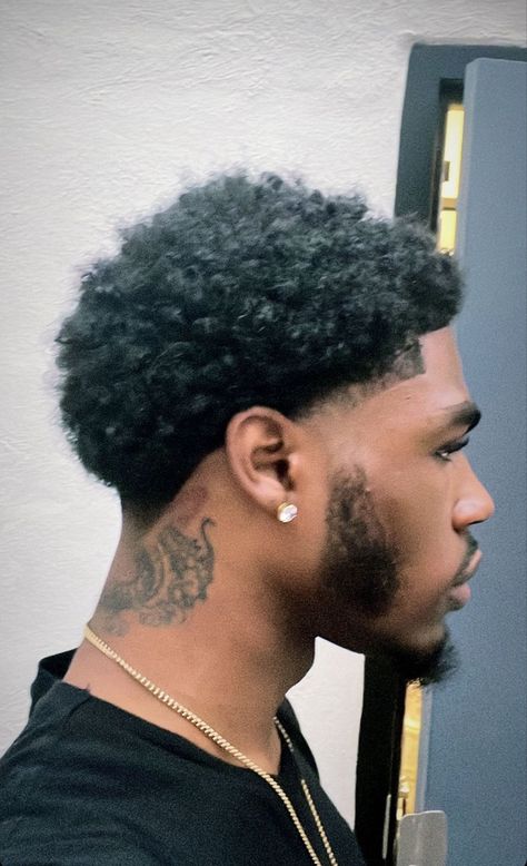 Mini Fro Taper Men, Low Afro Taper Fade Black Men, Mid Taper Black Men, Front Taper Haircut Black Men, Short Curly Taper, Black Men Taper Fade, Low Taper Black Men, High Taper Fade Haircut Black, Temp Fade Black Men