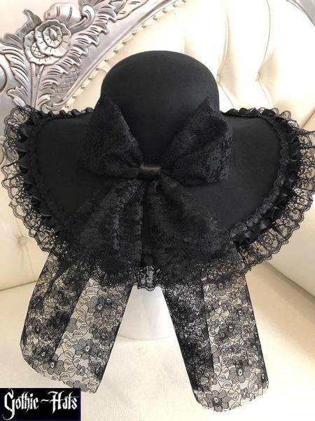 Gothic Hats – Gothic-Hats Goth Hats, Gothic Hats, Goth Hat, Elegant Goth, Diy Couples Costumes, Gothic Tops, Hat Stores, Victorian Goth, Gothic Clothes