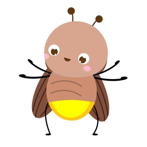 Cartoon Firefly, Firefly Cartoon, Lightning Bugs, Firefly, Bugs, Pikachu, Insects, Butterflies, Bee