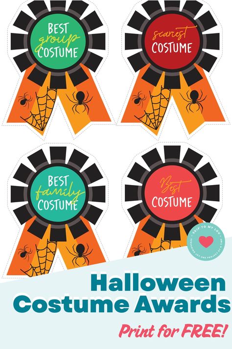 Looking to add some fun to your Halloween party? Check out our free printable Halloween costume awards, perfect for both kids and adults! Host a costume contest and give out the best Halloween costume awards to make your celebration spooktacular. Our customizable Halloween costume awards printables are a great way to recognize creativity and effort in everyone's costumes. Download our Halloween costume award badges today to start planning the ultimate Halloween bash! Halloween Costume Awards, Costume Contest Winner, Fun Awards, Best Costumes, Free Printable Halloween, Diy Halloween Costume, Scary Costumes, Halloween Costume Contest, Creative Costumes