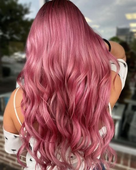 Magenta Hair, Fun Hair, Beauty Inspo, Auburn Hair, Dream Hair, About Hair, Myrtle Beach, Hair Colors, Pink Hair