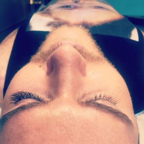 Male eyelash extensions! Lash Extensions, Eyelash Extensions, Eyelashes, Lashes, Quick Saves