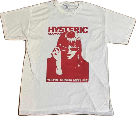 Hysteric Glamour T-Shirt Vtg Style Gildan Heavy... - Depop Wishlist 2024, Hysteric Glamour, Send Me, Cotton T Shirt, Heavy Cotton, Tracking Number, Cotton Tshirt, Collage, T Shirt