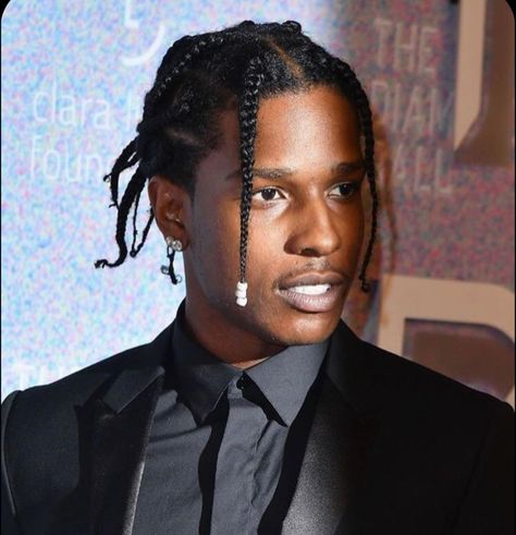 Asap Rocky Hair, Asap Rocky Braids, Lord Pretty Flacko, Braids Pictures, Pretty Flacko, A$ap Rocky, Rap Aesthetic, Asap Rocky, Mens Braids